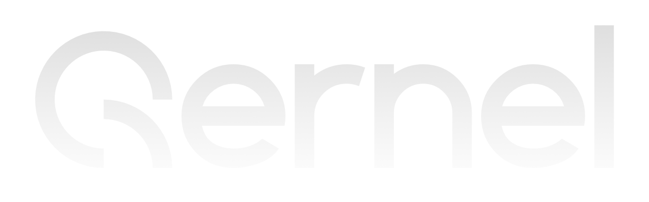 Logotip Qernel v nogi strani