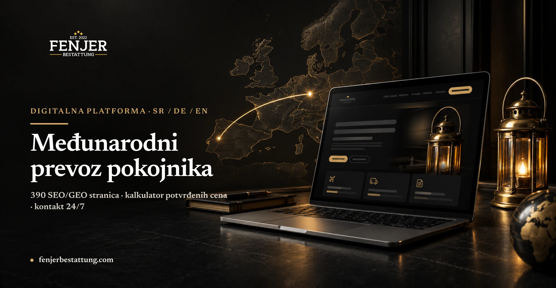Početna stranica Fenjer Bestattung za međunarodni prevoz pokojnika